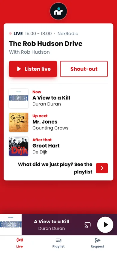 Luister naar NexRadio Nederlands